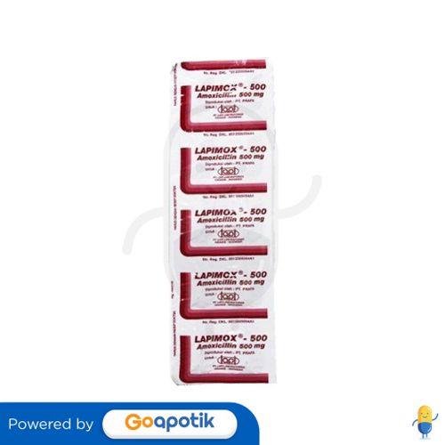 Gambar LAPIMOX 500 MG STRIP 10 KAPLET dari Apotek Kosambi By GoApotik undefined Tokopedia