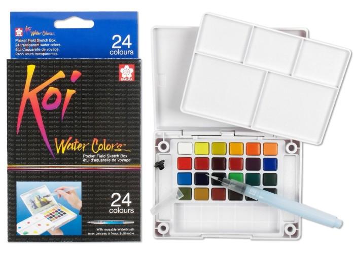 Gambar Sakura Koi Watercolor Pocket Field Sketch Box 24 TERLARIS/TERMURAH/TERPOPULER dari Toko Stationery 03 undefined Tokopedia