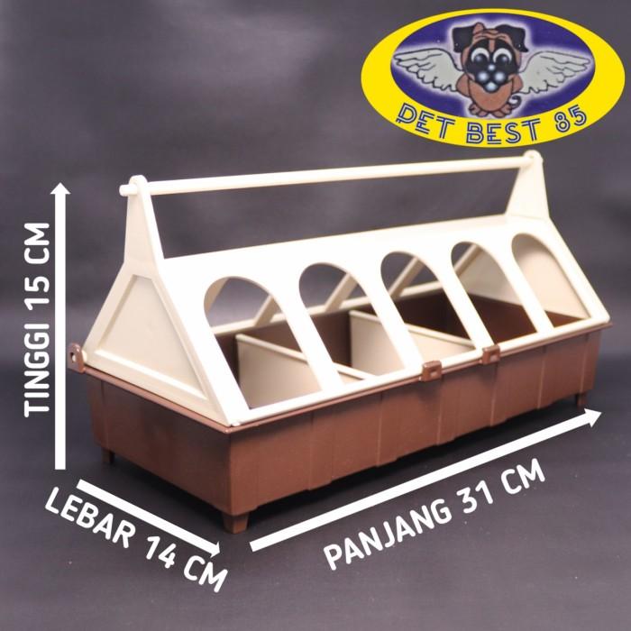 Gambar Feeder With Plastic Grid Art5 Tempat Makan Burung Aviary Italy 2Gr dari munastore333 undefined Tokopedia