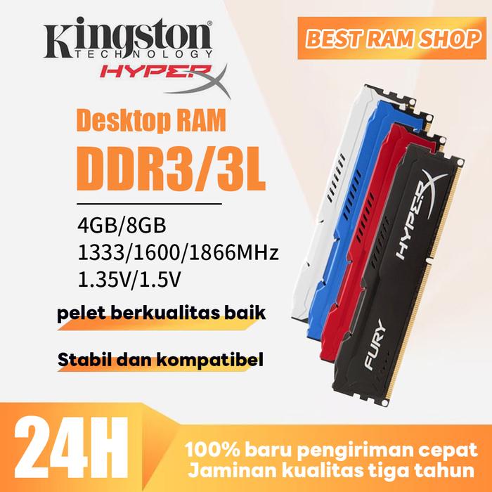 Kingston Ddr3 Ram Best Ram 4gb Jual KINGSTON HYPERX FURY DESKTOP