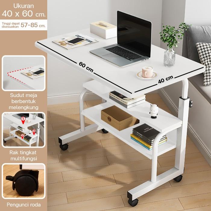 Promo BGsport Meja Portable dengan Roda Meja Laptop Meja Kerja Meja ...