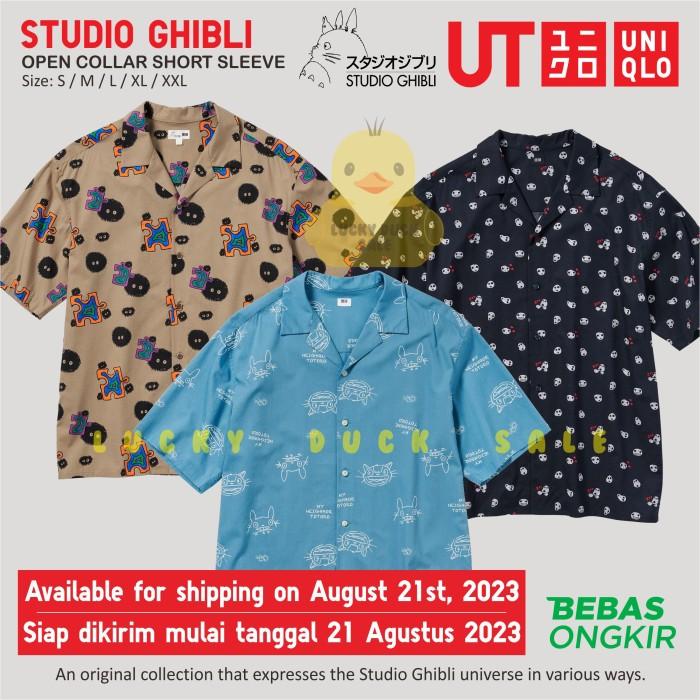 Gambar Uniqlo Studio Ghibli Open Collar Totoro Kemeja Sprites Spirited Away (Best Quality) dari UNIQLO Office Store undefined Tokopedia