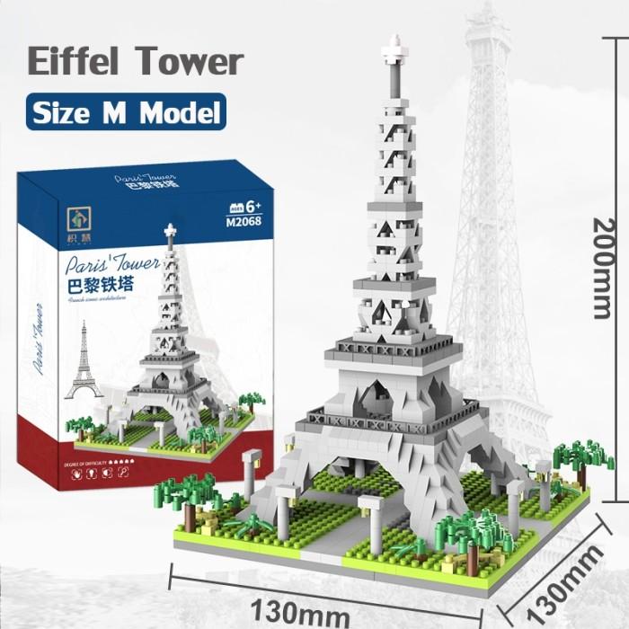 Gambar BOOM SALE ZHEGAO Mainan 1765Pcs Lego Eiffel Tower 3D Puzzle Blok Bangunan Mini Bricks Susun Edukasi Mainan - M2068-600Pcs dari Gerticos undefined Tokopedia