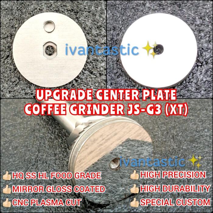 Gambar PROMO TERBARU Jinsei JS-G3 Sparepart JsG3 Coffee Penggiling kopi JS G3 Upgrade Fix Per Spring Baut Center Plate Shaft Part Taiwan Material - C-Plate Upgrade dari sansanmaniac undefined Tokopedia