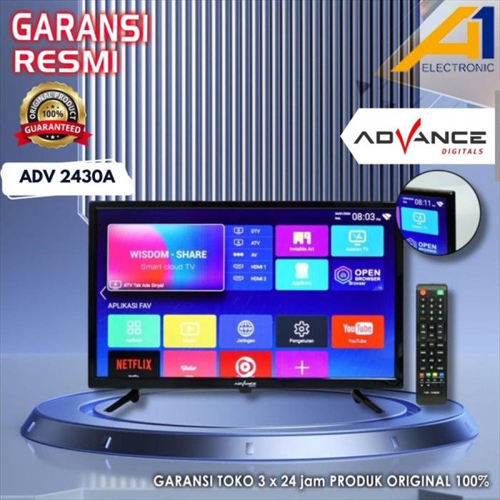 Gambar Smart TV Advance ADV2430A / ADV 2430A Led Digital 24 inch HD - ADV2430A dari Elektronik-997 undefined Tokopedia