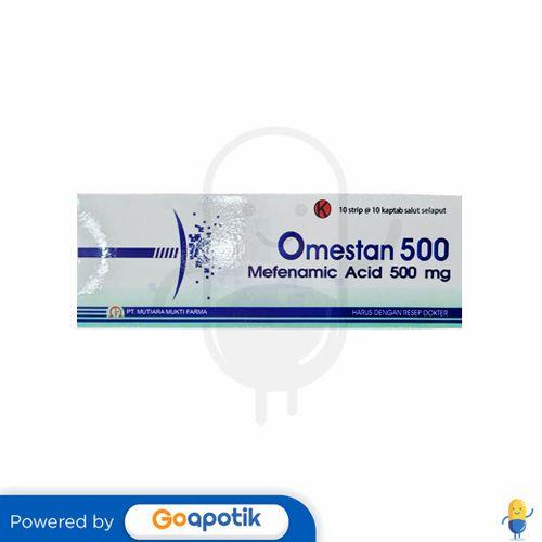 Gambar OMESTAN 500 MG BOX 100 KAPLET dari Apotek Zulkarnain Kota Bekasi Tokopedia