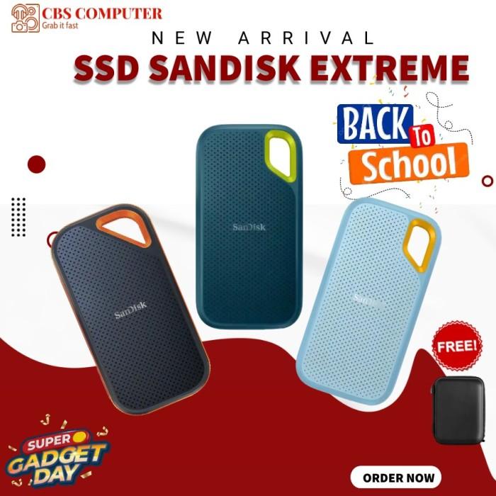 Jual Berkualitas99- Sandisk SSD Portable 2TB 1TB 500GB Extreme pro