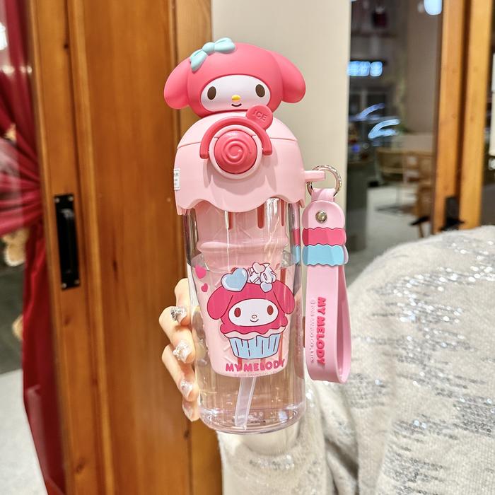 Gambar Botol Minum Tritan Ada Saringan Buah Teh 650ML Sedot Teguk Karakter Kuromi Melody Cinnamoroll Kitty - Melody 650 dari Toko Twinkle twinkle undefined Tokopedia