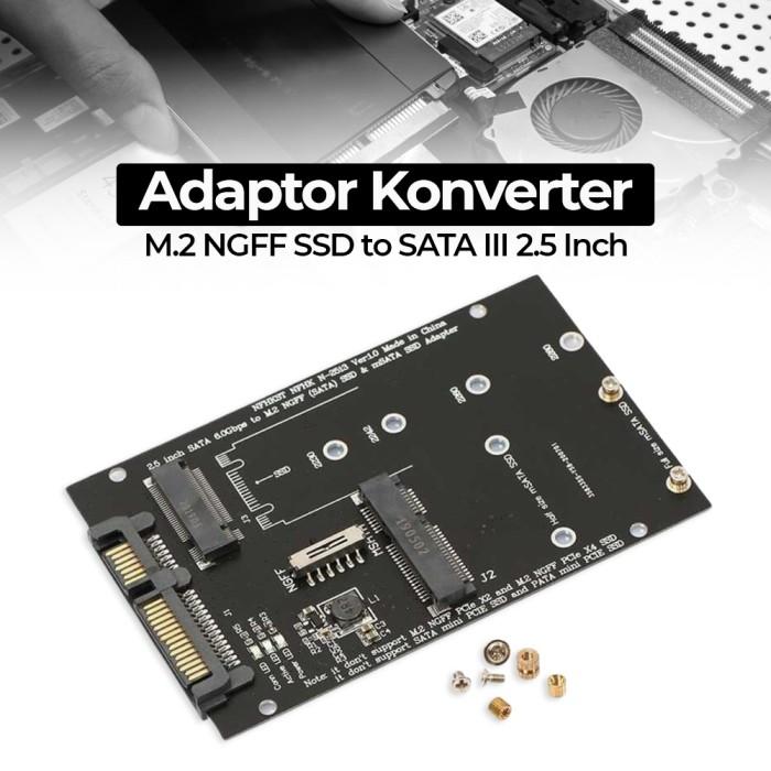 Sata Adapter Ssd In Sata Jual ADAPTOR CONVERTER M2 SSD NVME TO