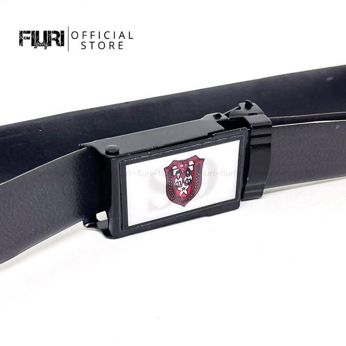 Gambar FIURI Official - Sabuk Gesper Ikat Pinggang Basic PU Leather Kulit Sintetis Formal Sekolah Dasar SD Anak Laki-Laki Perempuan - Hitam - SD dari FIURI undefined Tokopedia