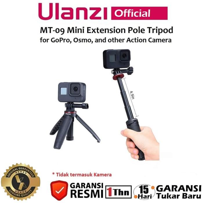 Jual JAMIN MURAH !!! ULANZI MT-09 Mini Extension Pole Tripod for
