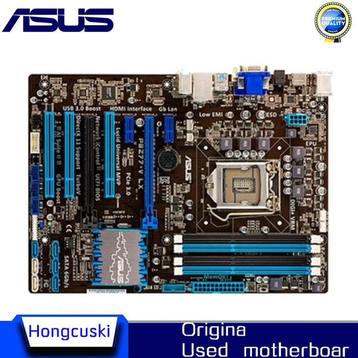Jual For Asus P8Z77-V LX Desktop Motherboard LGA 1155 HDMI VGA DVI