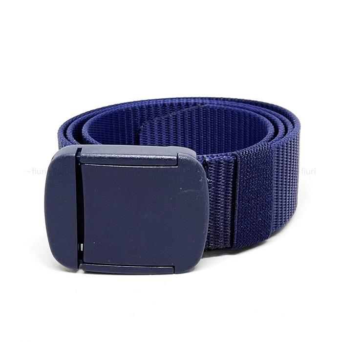 Gambar FIURI Official - Sabuk Gesper Ikat Pinggang Military Canvas Nylon Plastik Anti XRay Bandara Fashion Pria Wanita - Navy - Navy dari FIURI Kota Surabaya Tokopedia