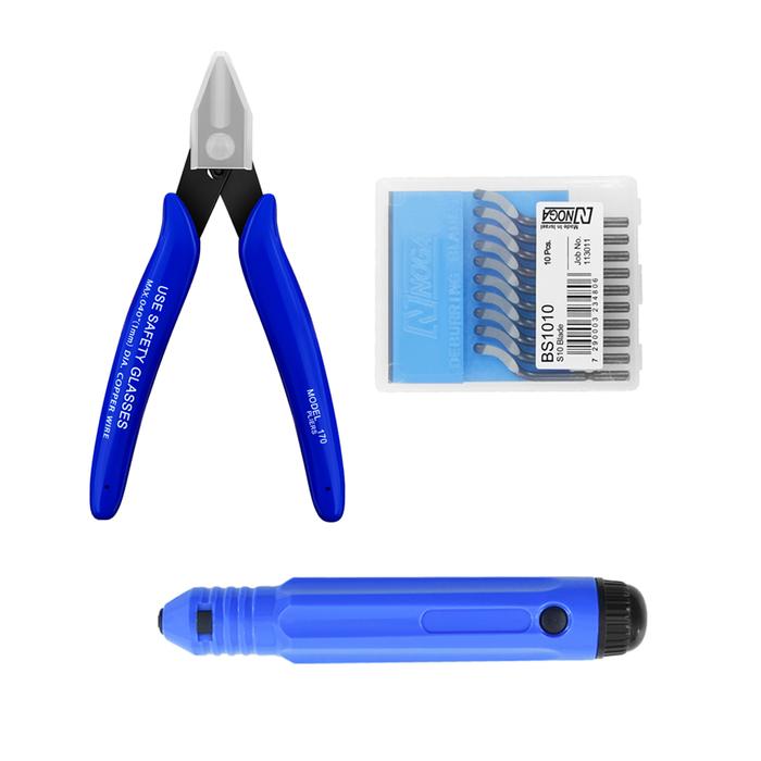 Gambar 3D Printer Tool Kit Trimming Knife Scraper Cleaning Needle Tweezers Pliers Scraper Basic Deburring Tools Kit DIY 3D Printer Part - Kit 6 dari Gobed baja putih54 undefined Tokopedia