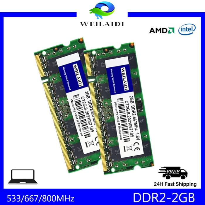 Jual Memoria Ram DDR2 2GB 4GB PC2-6400S 800MHz PC2-5300S 667MHZ