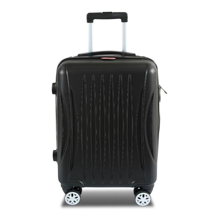 Gambar SALE TERLARIS KOPER 20 INCH POLO KOPER SIZE KOPER FIBER KOPER IMPORT KOPER MURAH READYY - Hitam dari toko hica undefined Tokopedia