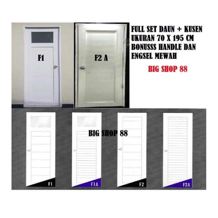 Gambar PINTU KAMAR MANDI UPVC FELICE TEKNOLOGI KOREA FREE ONGKIR CIREBON FULL SET DAUN dan KUSEN dari Lakuku lapaak undefined Tokopedia