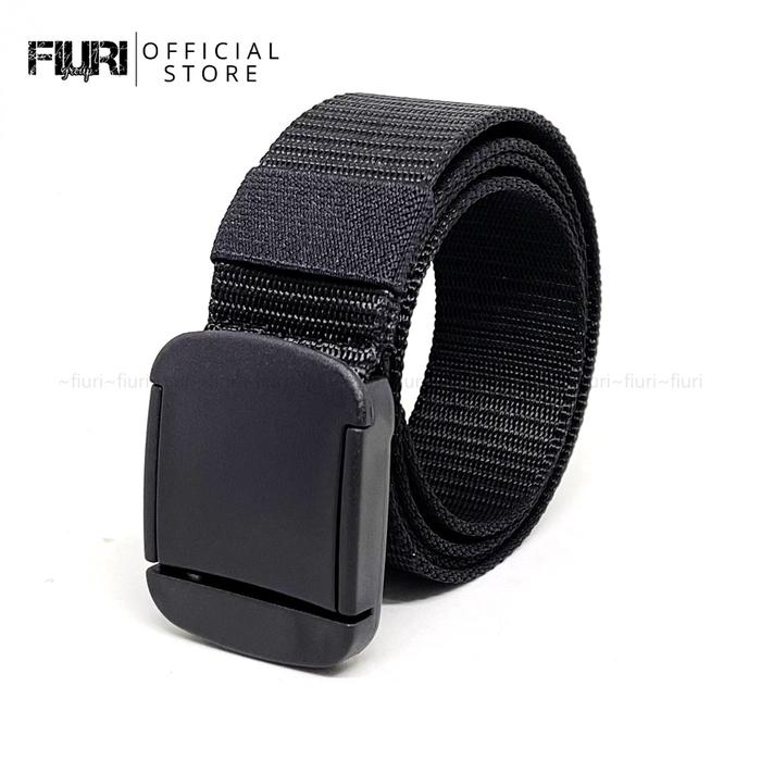 Gambar FIURI Official - Sabuk Gesper Ikat Pinggang Basic PU Leather Kulit Sintetis Formal Sekolah SMA Anak Laki-Laki Perempuan - Hitam - Hitam dari FIURI undefined Tokopedia