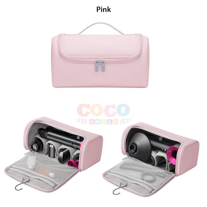 Gambar SALE TERLARIS BUBM WATERPROOF STORAGE BAG SUITABLE FOR DYSONN CURLING IRON BAG LAIFENN HAIR DRYER STORAGE BOX ELECTRIC CURLING IRON STORAGE TRAVEL PORTABLE BAG BOX READYY - PINK dari toko hica undefined Tokopedia