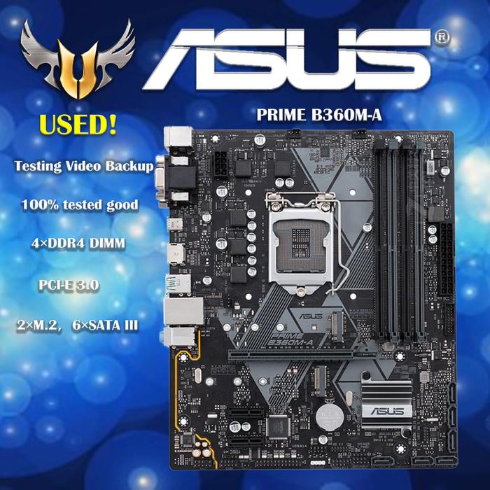 Lga 1151 Prime B360 Motherboard Asus Prime B360m A B360m Prime