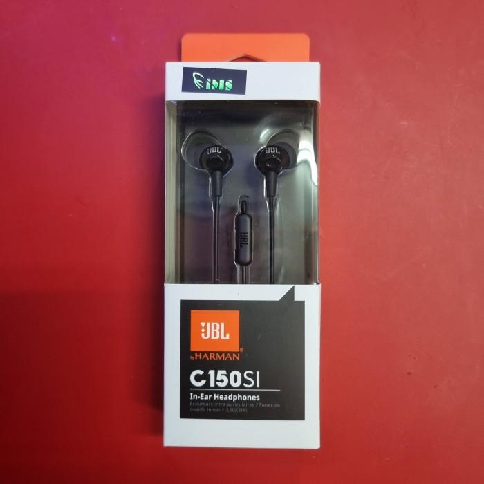 Gambar JBL C150SI IN-EAR HEADPHONES HEADSET WITH MIC ORIGINAL GARANSI IMS - Hitam dari NakattaStore undefined Tokopedia