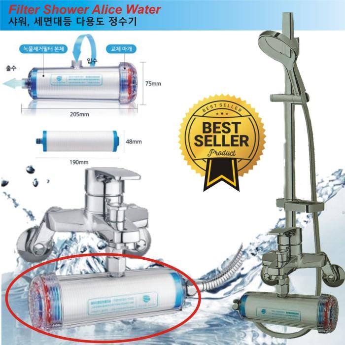 Gambar Filter Shower Korea Alice Water TERLARIS/TERMURAH/TERPOPULER - Filter Set dari wongleb undefined Tokopedia