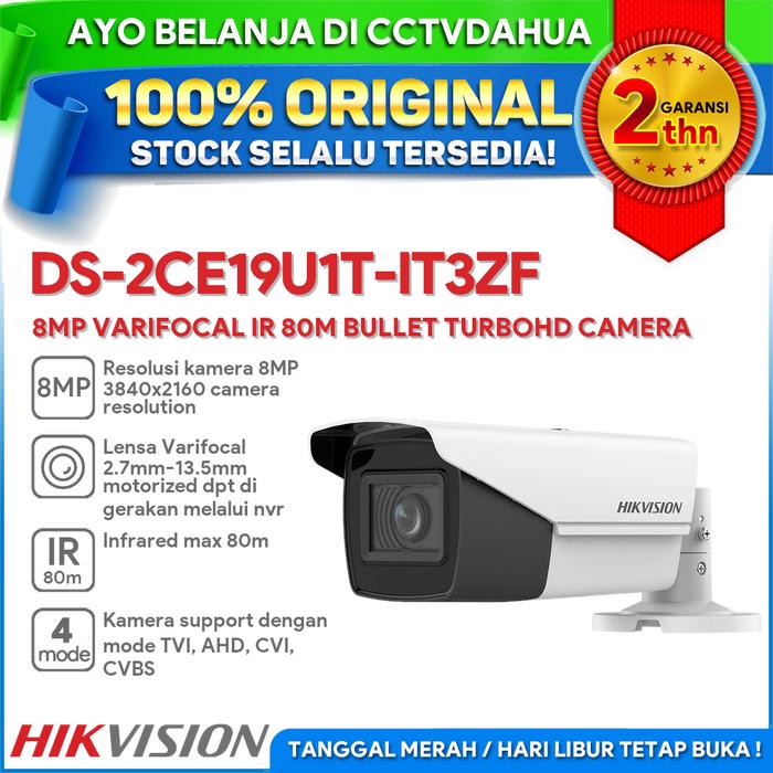 Promo HIK-VISION DS-2CE19U1T-IT3ZF 8MP VARIFOCAL IR 80M BULLET