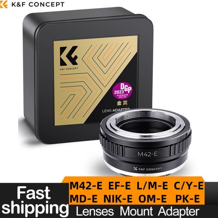 Jual K&F Concept Lens Adapter for M42 Canon EF EOS FD MD Nikon