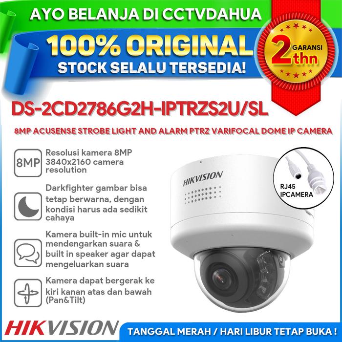 Promo HIK-VISION DS-2CD2786G2H-IPTRZS2U/SL 8MP ACUSENSE STROBE
