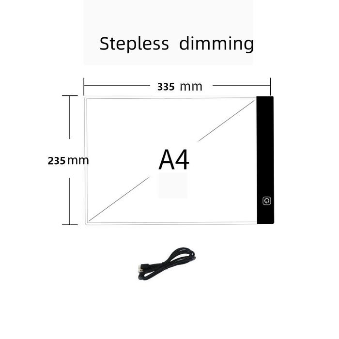 Gambar A3/A4 LED Drawing Tracing Board Stensil Board Papan Jiplak Gambar LED Anak & Dewasa Copy Board Papan LED Light - A4 dari Syamco. undefined Tokopedia