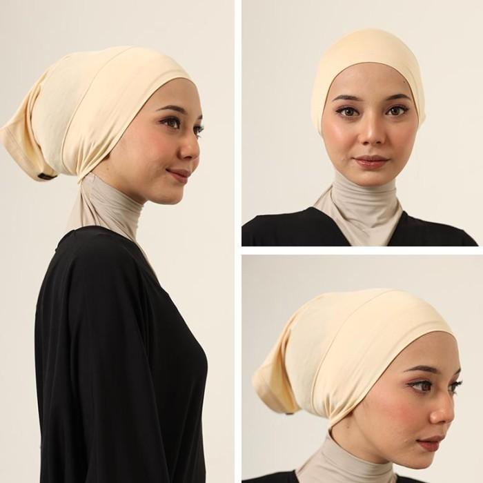 Gambar NEW NEW Hanna Emmira Ciput Inner Hijab Tencel CH060224 - Cream dari Permata Gemilang Indonesia undefined Tokopedia