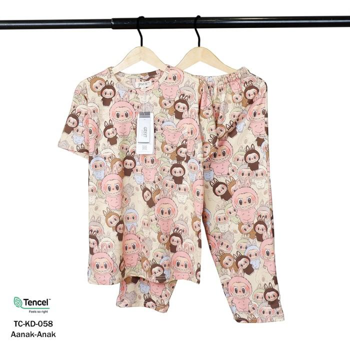 Gambar GREET NIGHT WEAR - PIYAMA PENDEK PANJANG TENCEL ANAK MIX (TC-KD) PP (4) - TC-KD-058, SIZE 12 dari greetnightwear undefined Tokopedia
