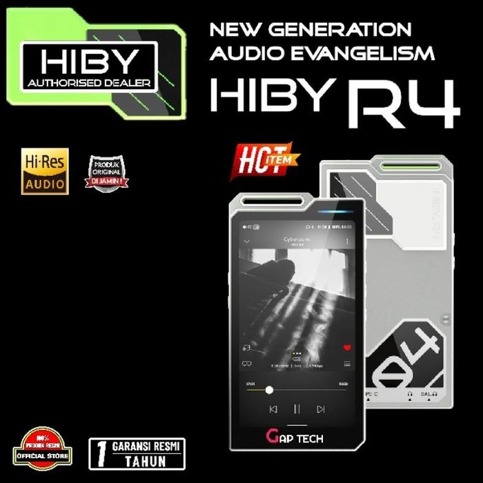 Gambar HIBY R4 / R-4 / R 4 4-WAY HIFI ANDROID DIGITAL AUDIO PLAYER / DAP ORIGINAL - BLACK dari babanggarage undefined 5 Tokopedia
