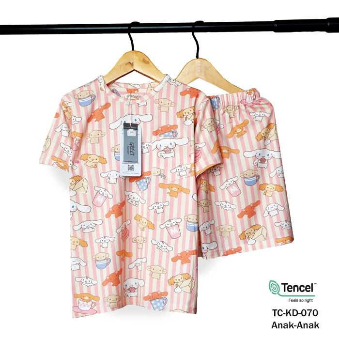 Gambar GREET NIGHT WEAR - PIYAMA PENDEK PENDEK TENCEL ANAK TC-KD- / H (5) - TC-KD-070, SIZE 6 dari greetnightwear undefined Tokopedia