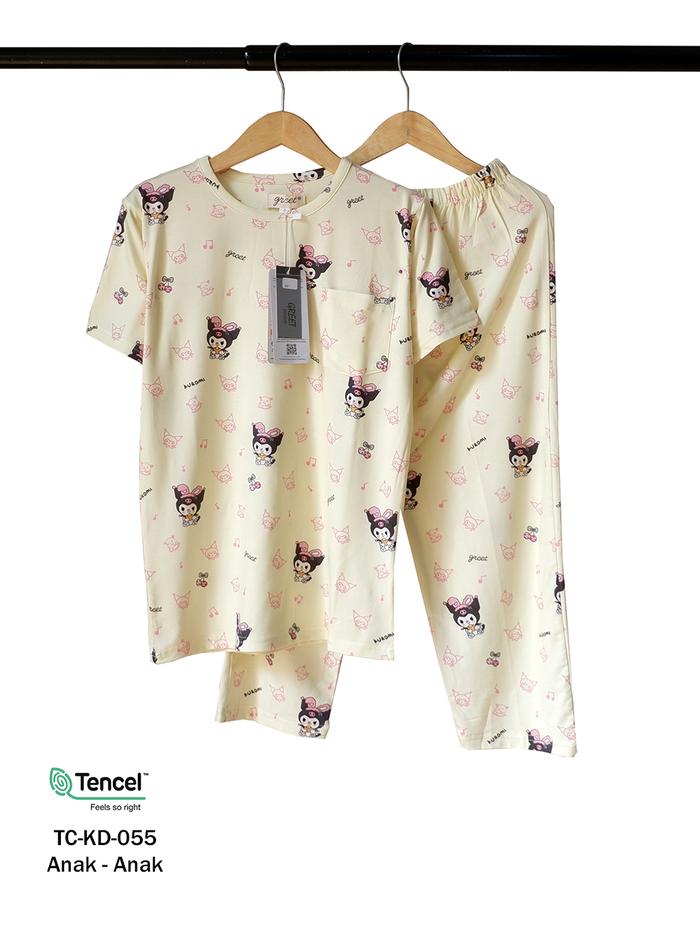 Gambar GREET NIGHT WEAR - PIYAMA PENDEK PANJANG TENCEL ANAK MIX (TC-KD) PP (4) - TC-KD-055, SIZE 6 dari greetnightwear undefined Tokopedia