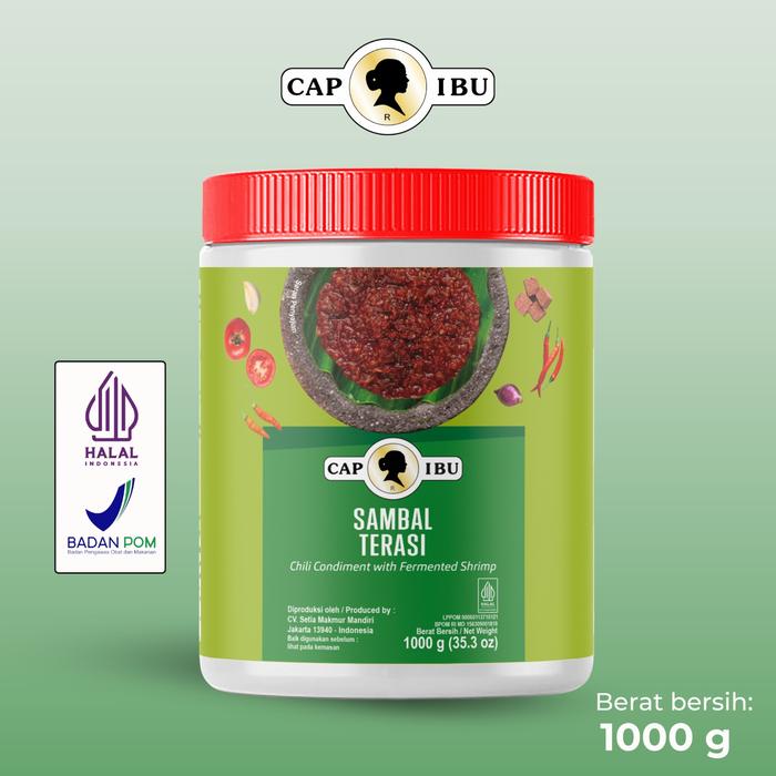 Gambar CAP IBU Sambal Terasi POT 1000gr - MILD dari Cap Ibu Shop Kota Administrasi Jakarta Timur Tokopedia
