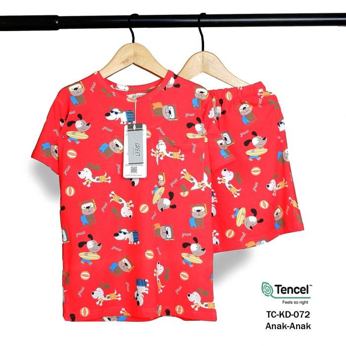 Gambar GREET NIGHT WEAR - PIYAMA PENDEK PENDEK TENCEL ANAK TC-KD- / H (5) - TC-KD-072, SIZE 10 dari greetnightwear undefined Tokopedia