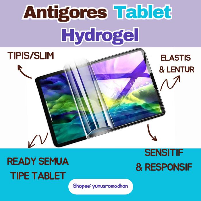 Jual Anti Gores Hydrogel TAB Tablet Samsung Galaxy Tab A A6 A8 S