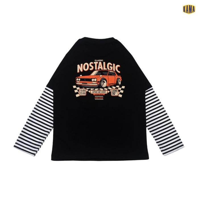 Gambar KAMA GARAGE Nostalgic Baju Kaos Anak Lengan Panjang Uni dari mariah kaos undefined Tokopedia