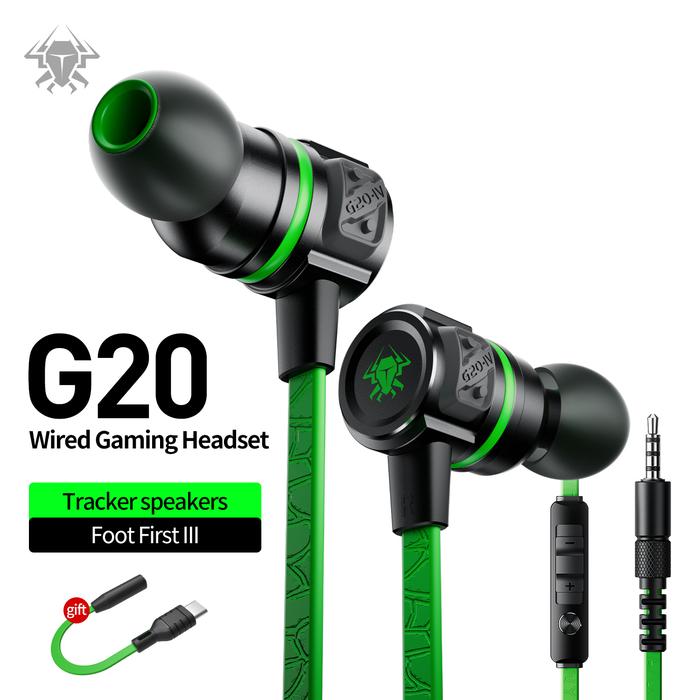 Jual Gaming headphone TYPE G20 hammerhead Bass earphones
