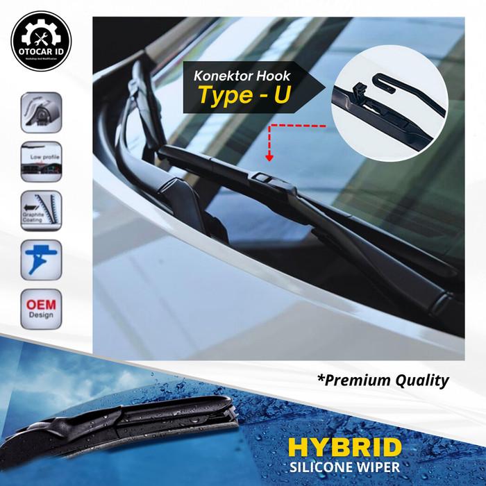 Gambar Wifer Frameless Hybrid KIA Picanto Silicon Wiper Karet Kaca Mobil - Front 22/16 - Front 20/18 dari CARZ MARKET undefined Tokopedia