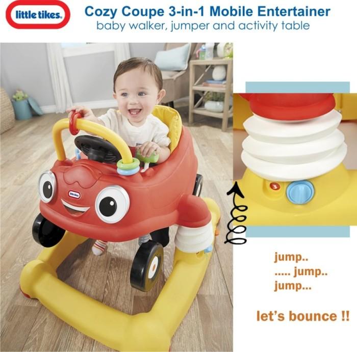 Jual LITTLE TIKES COZY COUPE IN MOBILE ENTERTAINER WALKER
