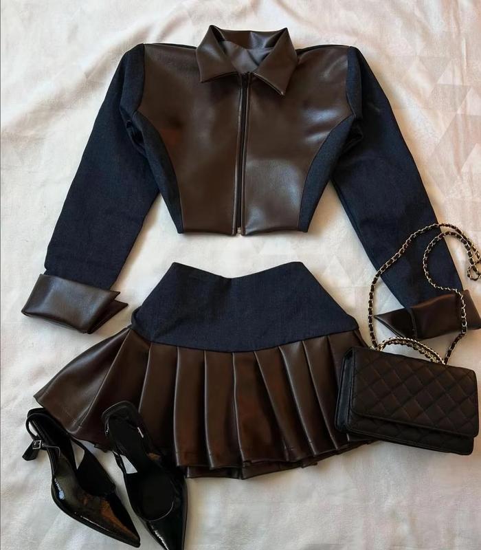 Fashion Womens Dress Leather Jackets Jual Sexy Womens Outfits
