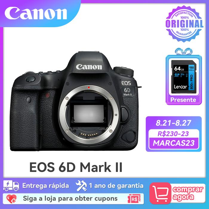 Canon Eos 6d Mark Ii Dslr Digital Compact Full Frame Camera High Pixel  Fotografica Profesional With Ef 24-105mm Is Usm Lens 6d2