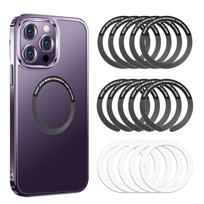 Jual Universal Magnetic Metal Plate Sticker Rings for Magsafe