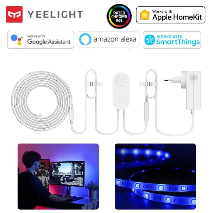 Yeelight Light Strip 1s Meter Rgb Led Lightstrip Xmas Deco Smart Control  Work With Homekit Google Assistant Alexa Home