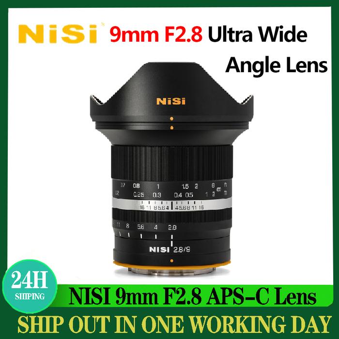 Jual NISI 9mm Ultra Wide Angle Lens APS-C MF Prime Camera