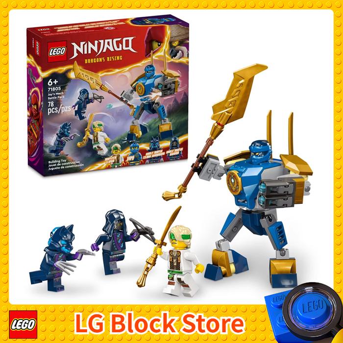 Lego Ninjago Jays Mech Battle Pack Adventure Toy Set For Kids With Jay  Minifigure And Mech Figure Creative Ninja Gift 71805