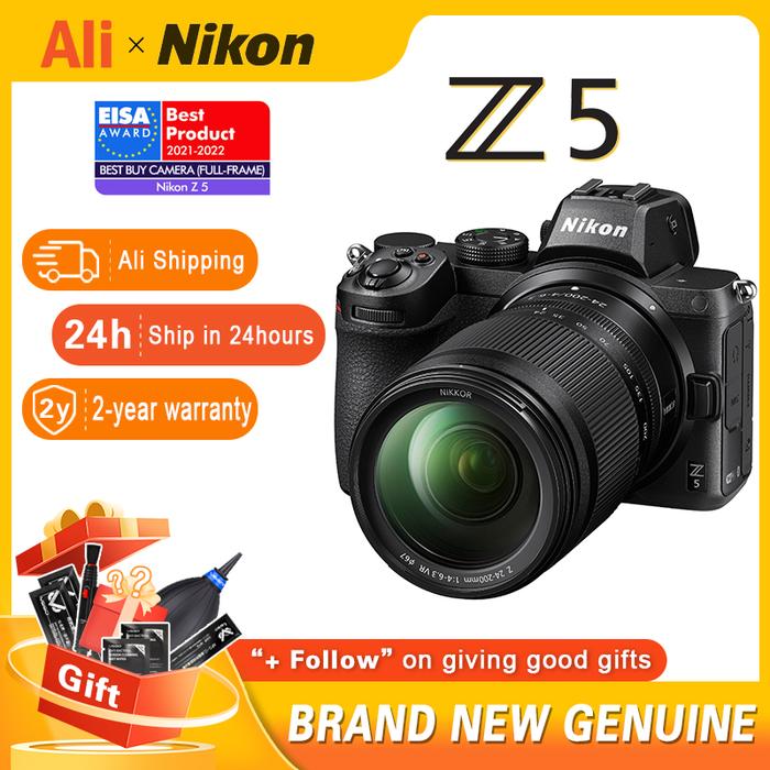 Nikon Z5 Mirrorless Camera Professional 4k Video Full Frame Digital Camera  Optional Nikkor Z 24-200 Vr 24-50 24-70 F4 S Lens