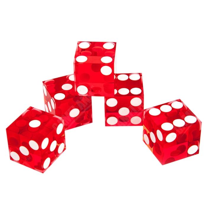 Gambar 5pcs High-grade Acrylic Transparent Dice D6 19mm Casino Dice with Razor Edges XXUF dari Eliz ACC undefined Tokopedia